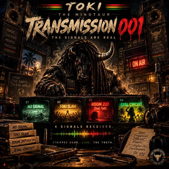 TRANSMISSION 001 — cover artwork